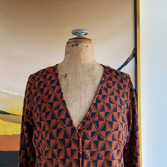 RVCA Two Toned Pattern Cardigan - Picture 2 of 8